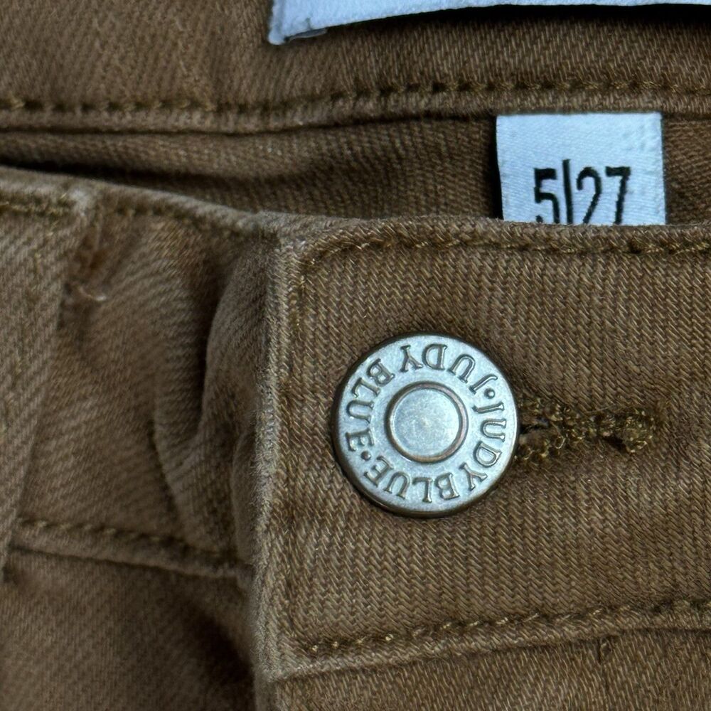 Judy Blue Slim Fit Carpenter Pants Rust Orange Utility Size 5/27 Cargo Utility - Picture 13 of 13